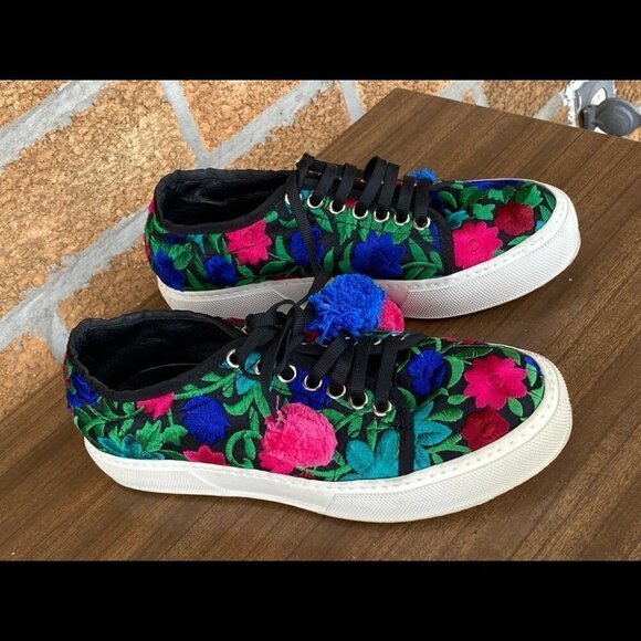 Joshua Sanders embroidered sneakers size 7 - Picture 3 of 12